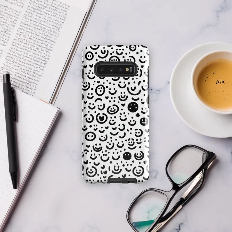 Whimsical Smiley Faces Tough Case product image (56)