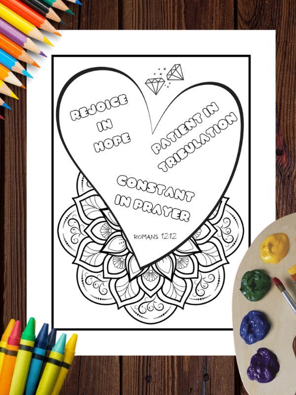 20 Page Bible Quotes & Verses Printable Colouring Pages product image (2)
