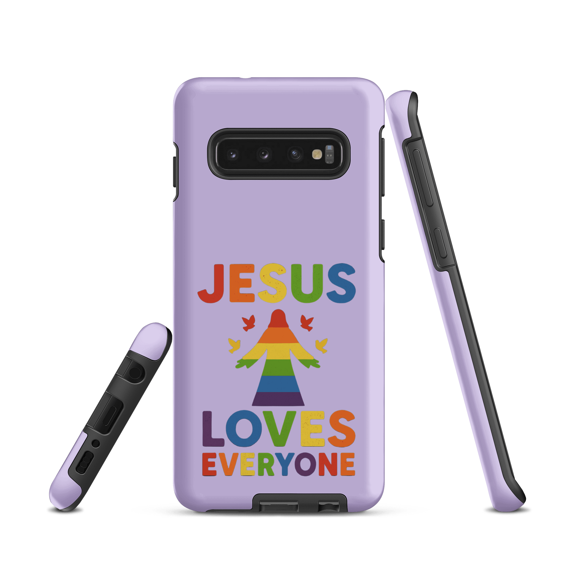 Rainbow Jesus Loves Everyone Samsung Case product image (1)