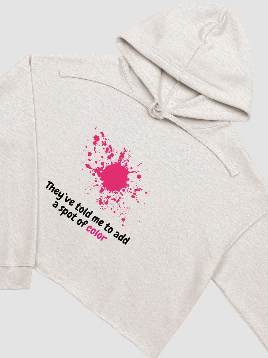 Spot of Color Crop Hoodie product image (12)