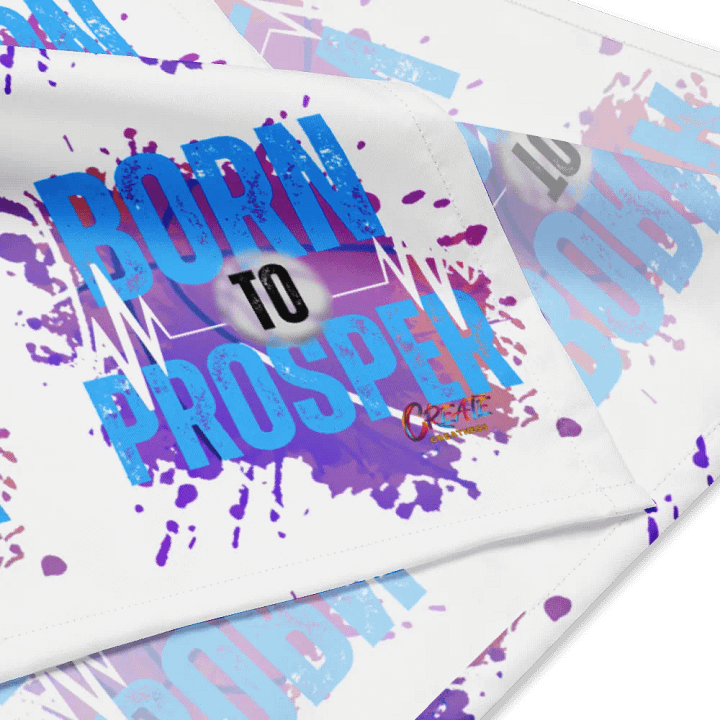 Born to Prosper Patterned Print Bandana product image (4)
