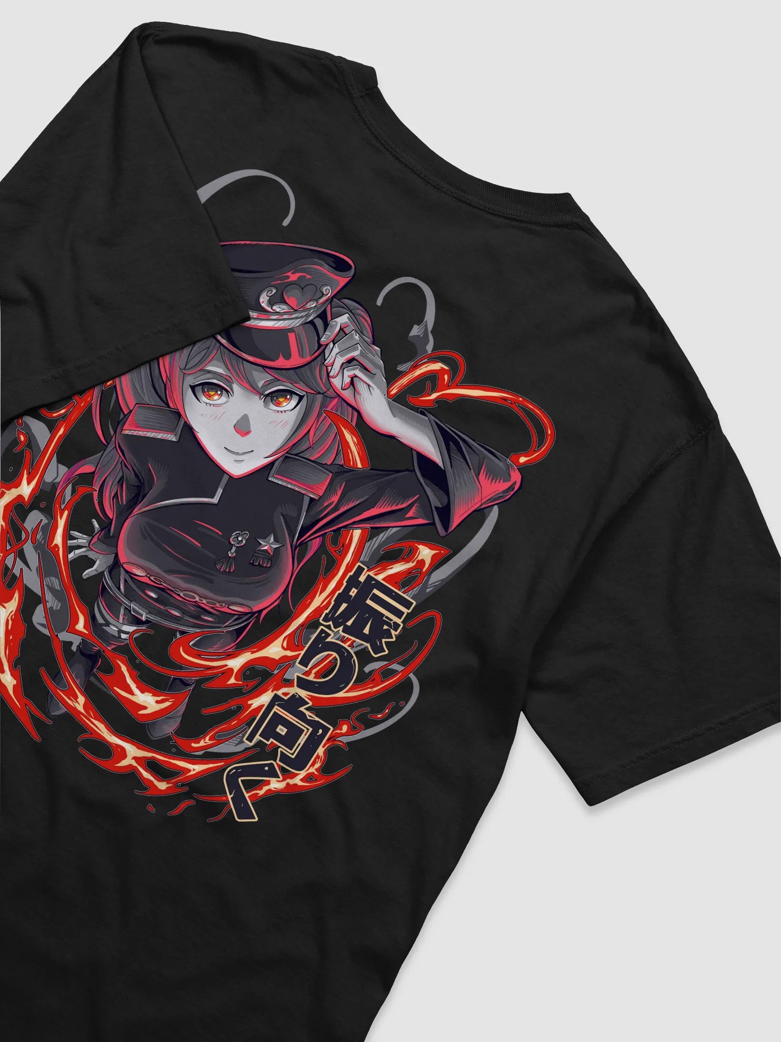 MarryofMilitary Heavyweight T-Shirt Black/White/Red! product image (4)