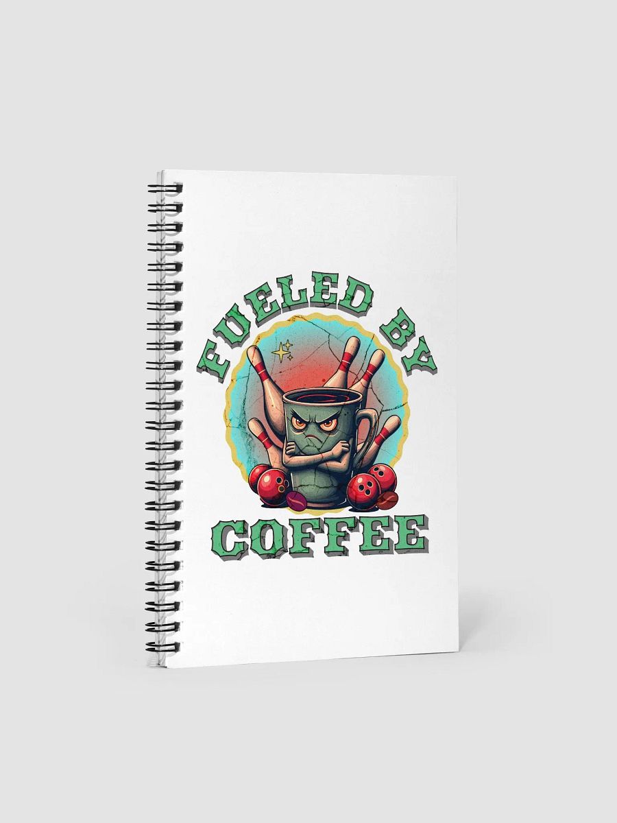 Fueled By Coffee Bowling Notebook product image (1)