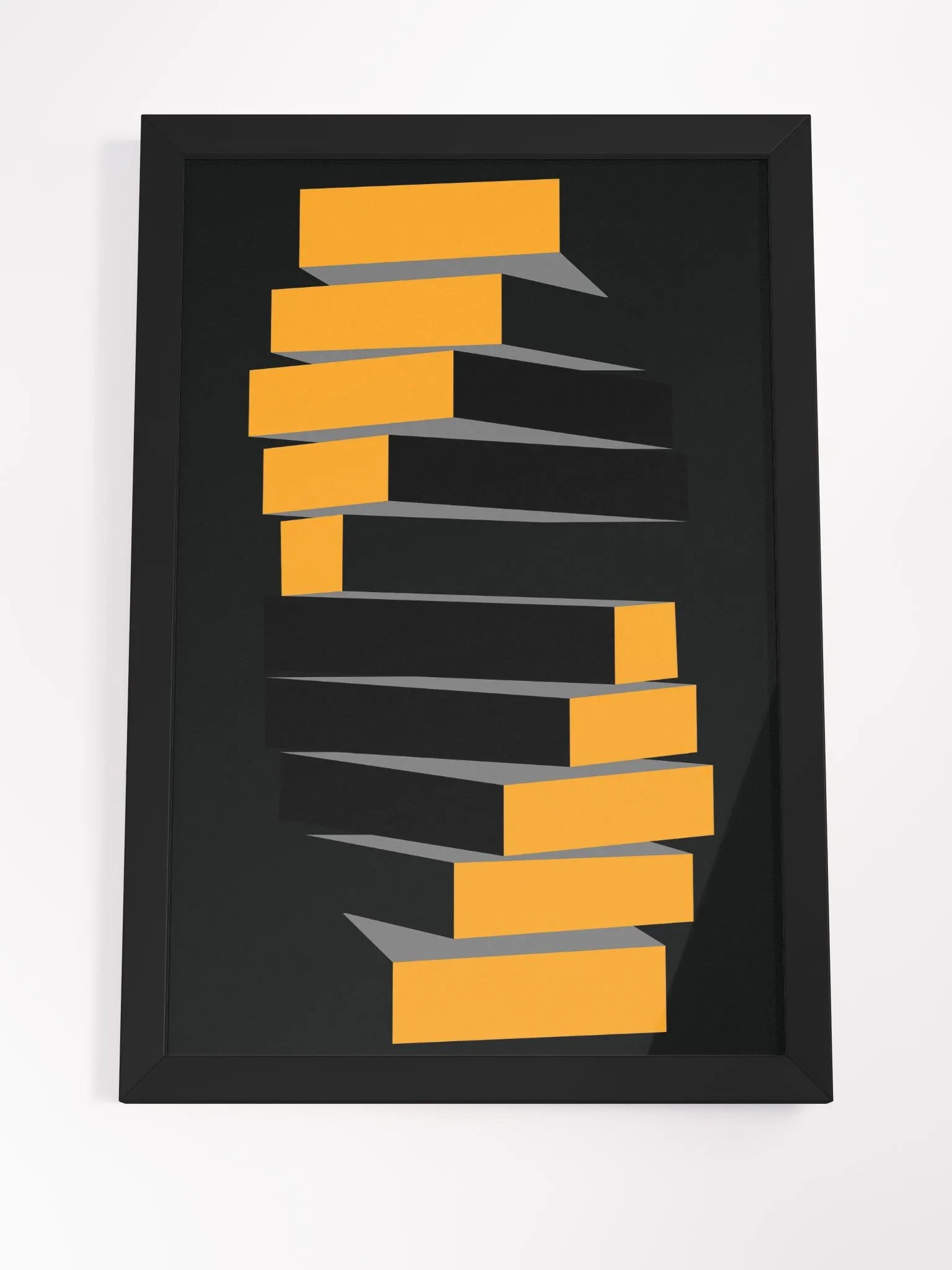 Blocks Framed Twisted Poster product image (21)