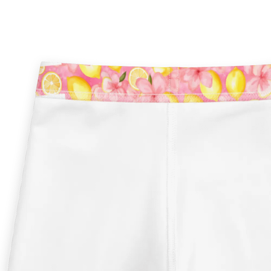 Spring 'Sweet lemons' Striped Sporty Leggings for Girls product image (3)