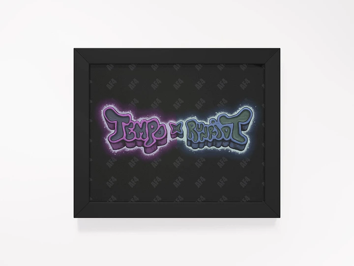 Tempo x RunRiot Framed Print product image (2)