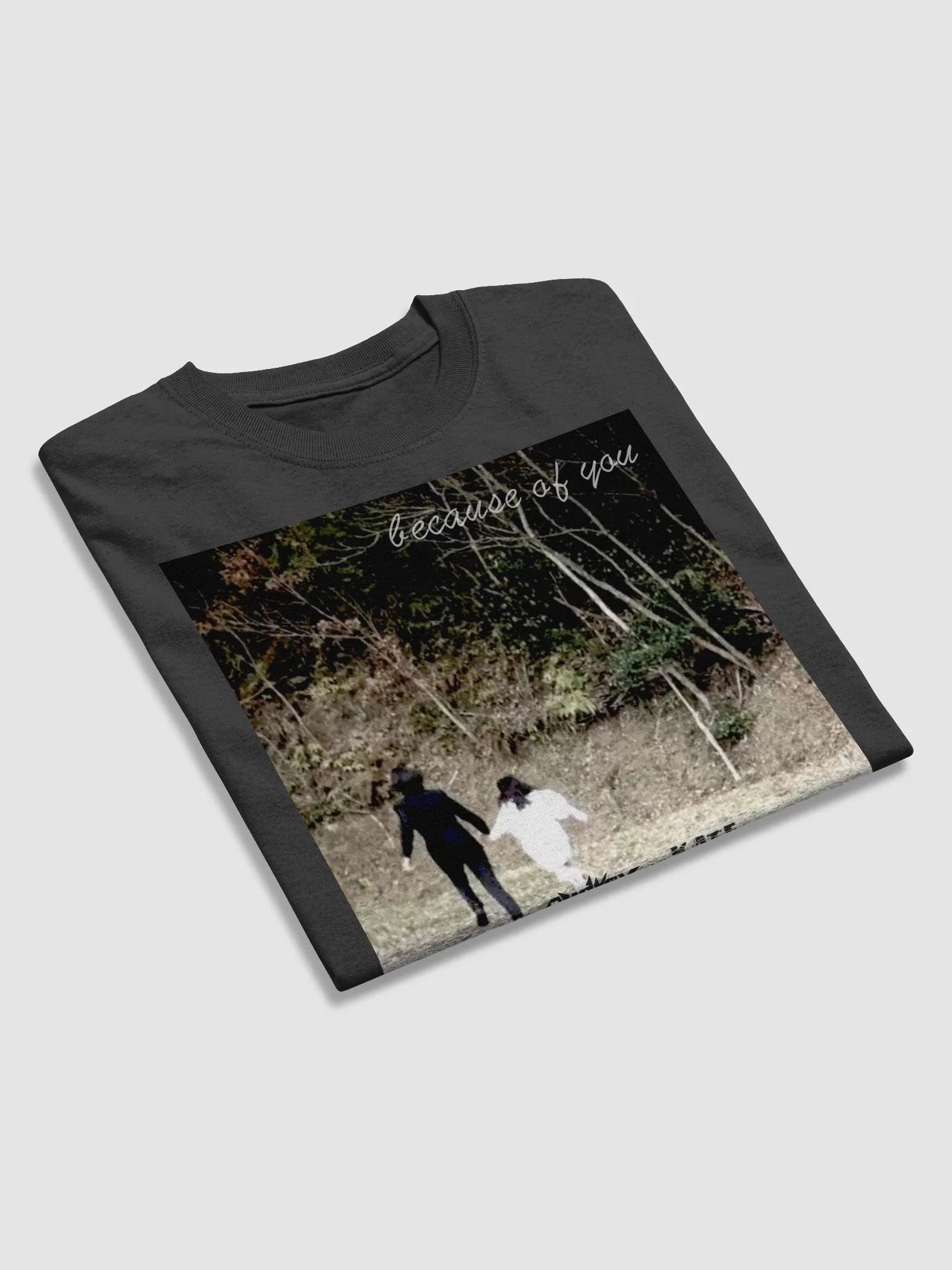 Because Of You Single Art T-shirt product image (4)