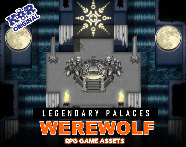 KR Legendary Palaces ~ Werewolf Tileset for RPGs product image (1)