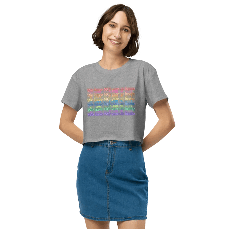 We Have NO Yarn at Home Crop Top product image (59)