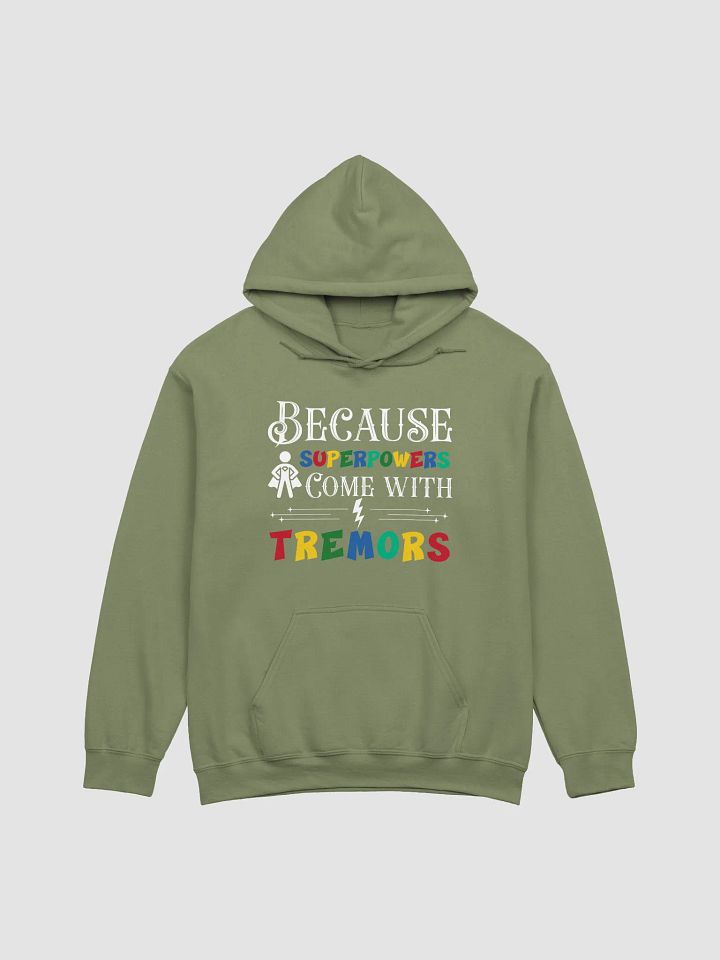 Because Superpowers Come with Tremors. Parkinson Gildan Hoodie product image (14)
