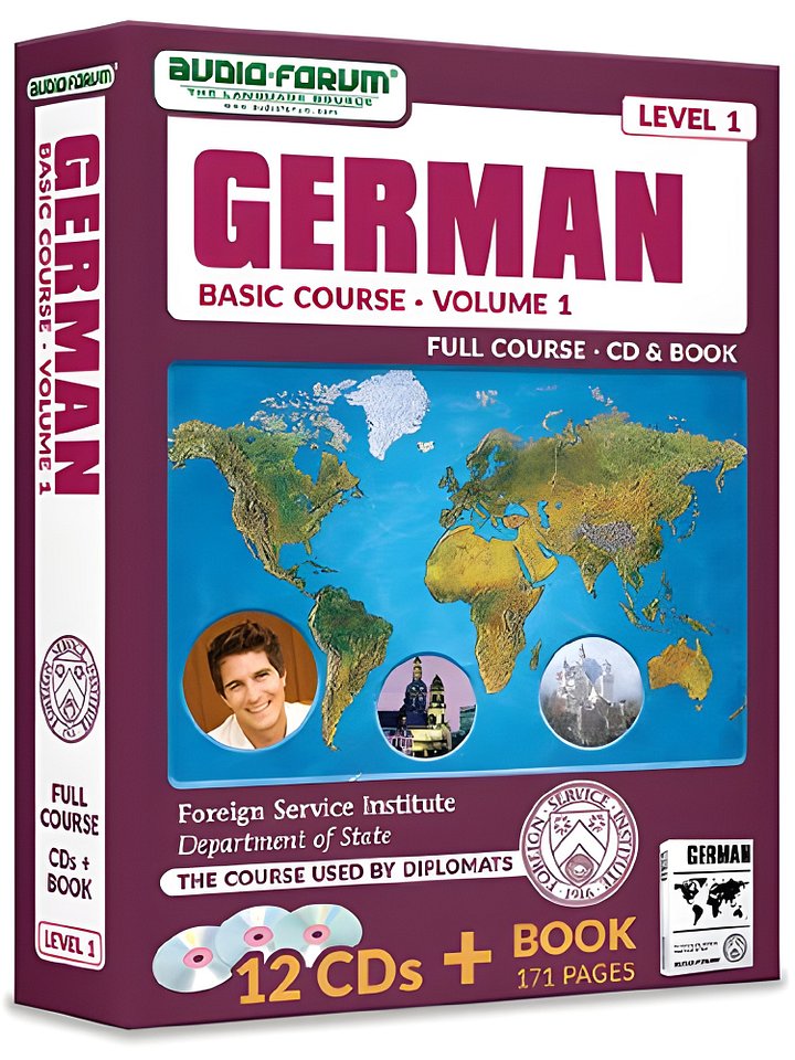 FSI Comprehensive German Language Learning Kit (Levels 1-3) product image (1)
