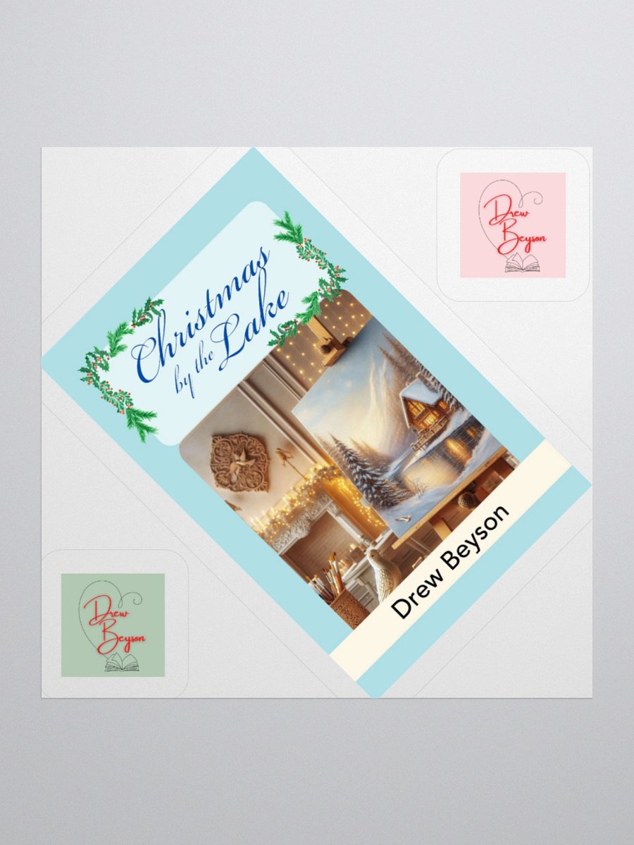 Christmas by the Lake & Drew Logo Stickers product image (3)