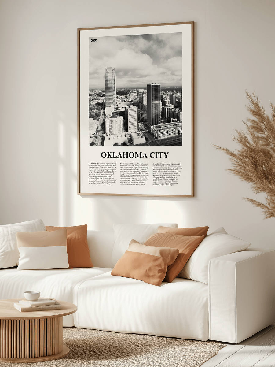 Oklahoma City 01 Newspaper Poster product image (3)