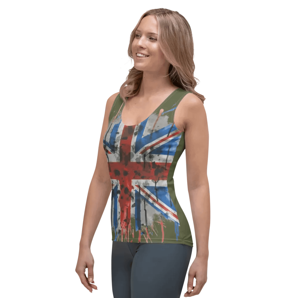 Urban Graffiti Union Jack Womens Tank product image (4)