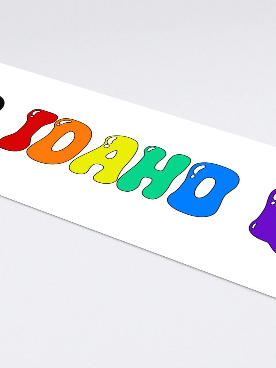 "KEEP IDAHO QUEER" bumper sticker product image (4)