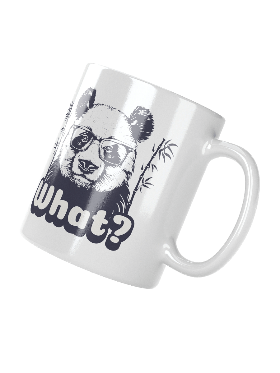 Hippster Panda | White Glossy Mug product image (2)