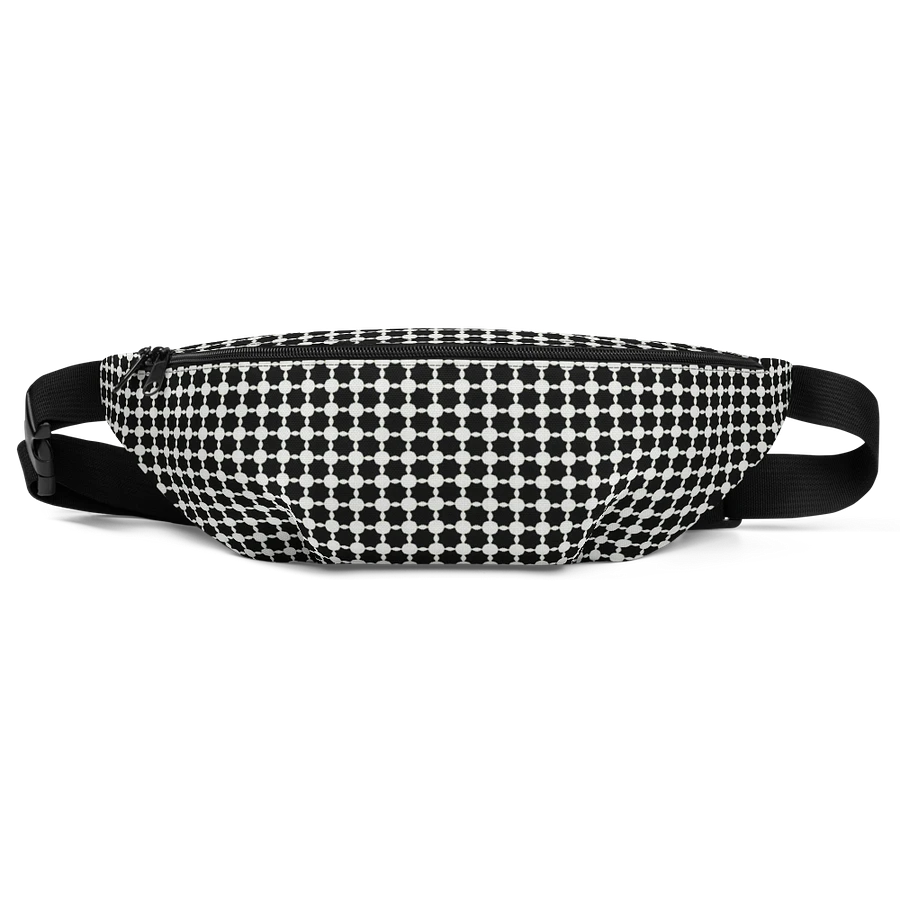 Abstract Black and White Chain Fanny Pack product image (5)
