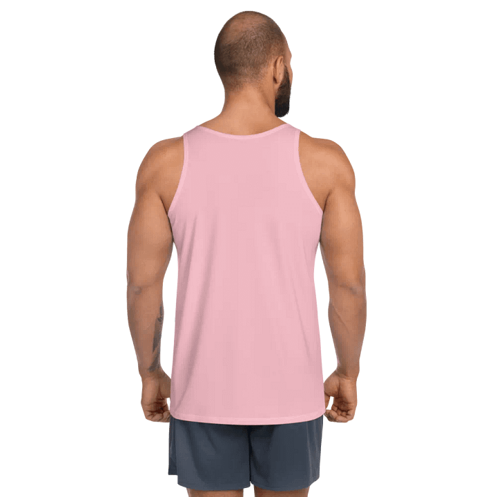 Plain Color Pink Tank Top product image (2)
