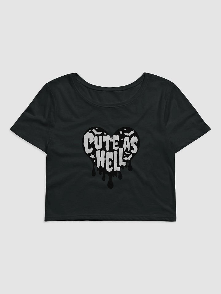 Cute as Hell Crop Tee product image (2)