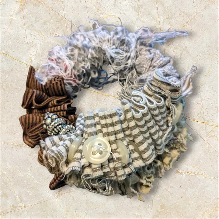Boho Mixed Fabrics Snap Bracelet product image (1)