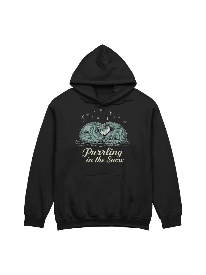 Purrling in the Snow – Winter Cat Hoodie product image (1)