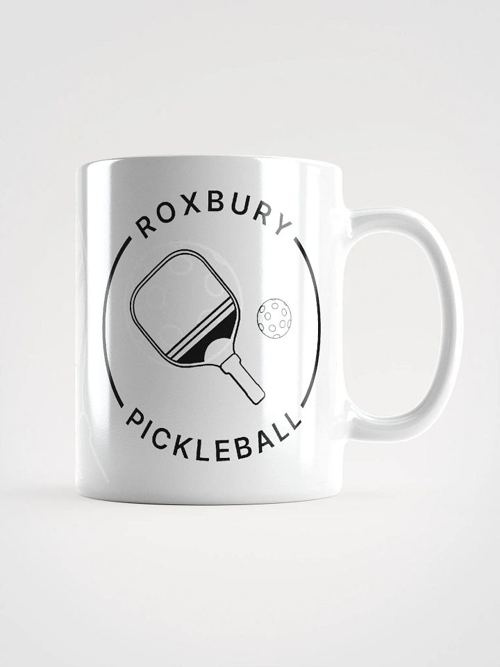 White Roxbury Pickleball Logo Mug product image (1)