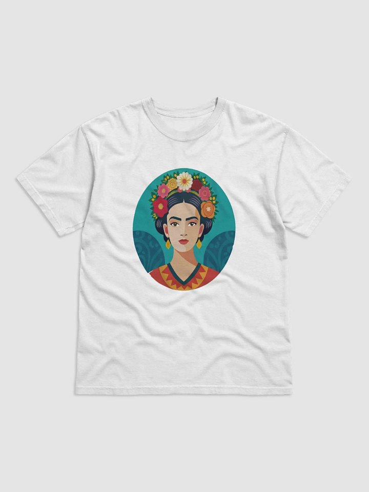 Frida Inspired Floral Portrait Tee product image (2)