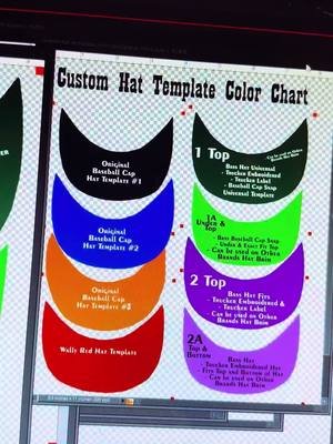 You are going to need these PNG and Photoshop Files before Custom Designing your Baseball Caps and Trucker Hats.  You need to make sure you have the right hat size before you start wasting time designing the WRONG HAT TEMPLATE.   Custom Hat Template PNG Templates and Color Chart CC for discount Code #customhattemplates #truckerhats #hatbar #epccraftersgym #hat 