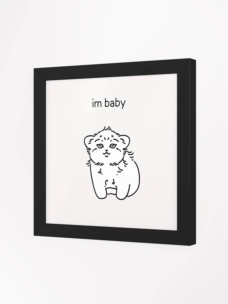 I'm Baby Manul - Framed Print product image (4)
