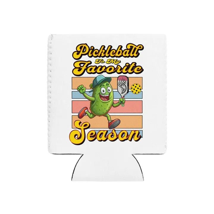 Pickleball Is My Favorite Season Coozie Can Cooler product image (1)