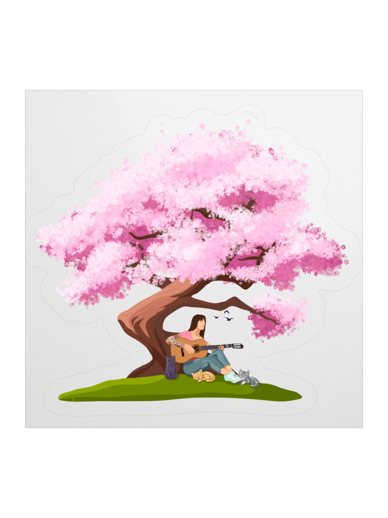 Sakura Tree Sticker product image (2)