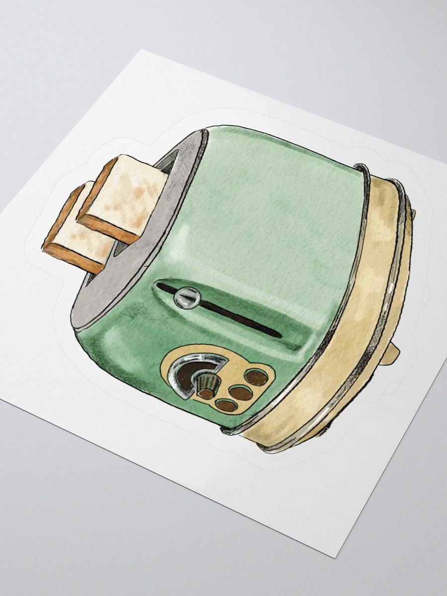 Retro Toster Vintage stiker product image (9)