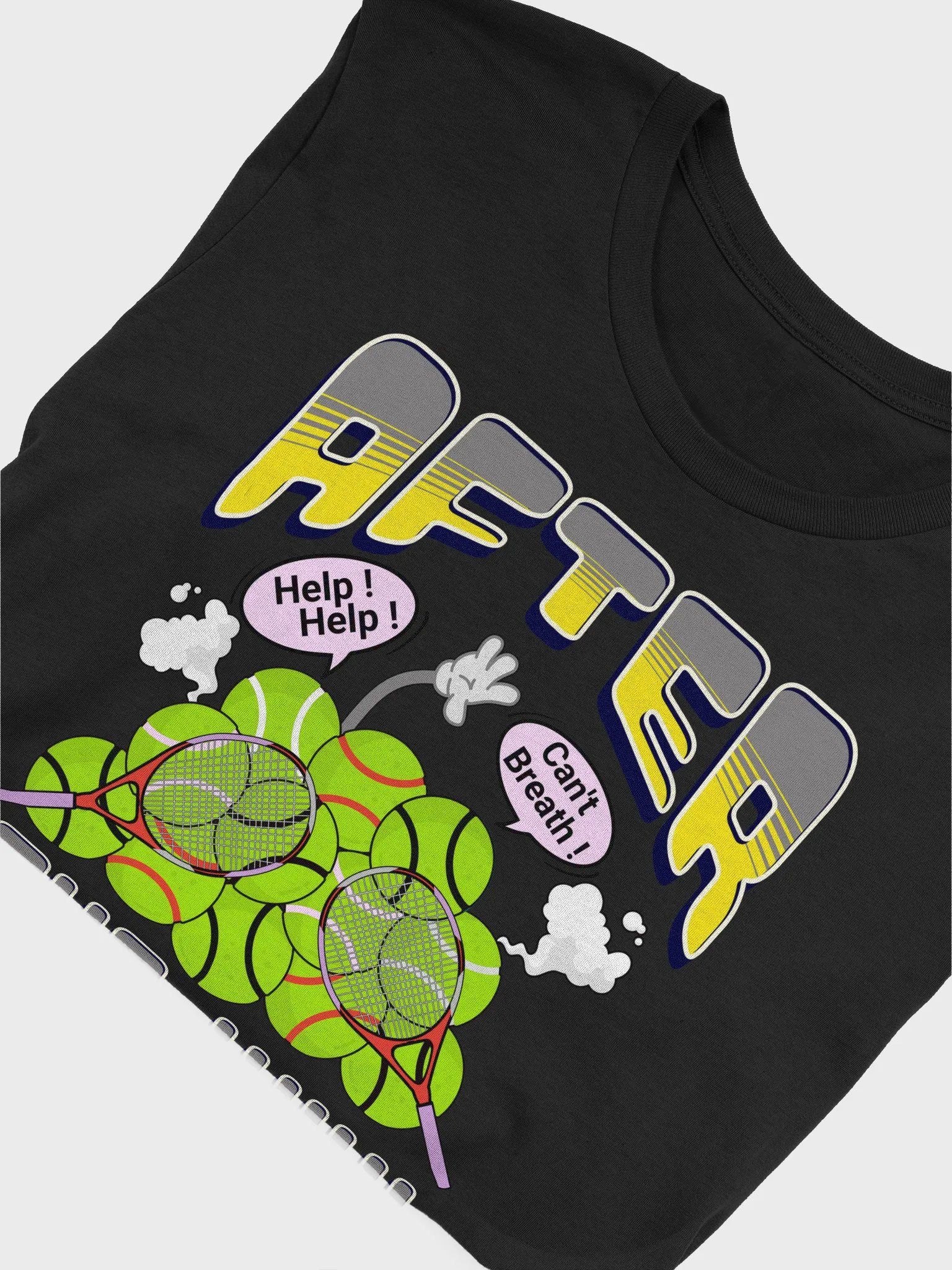 After The Win Tennis Ball Peace Sign Tee product image (3)