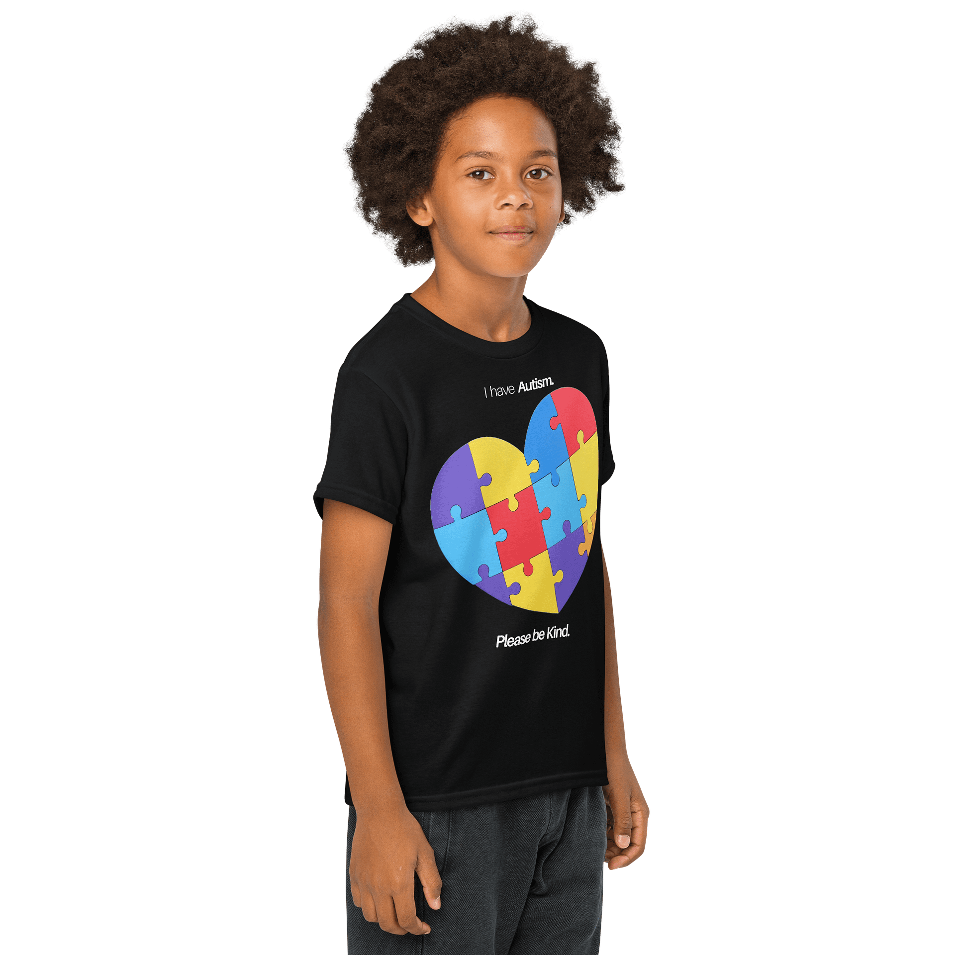 I Have Autism Please Be Kind Kids T-Shirt product image (5)