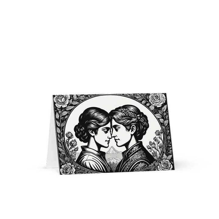Lesbe Valentines, Rosy Love Card product image (1)