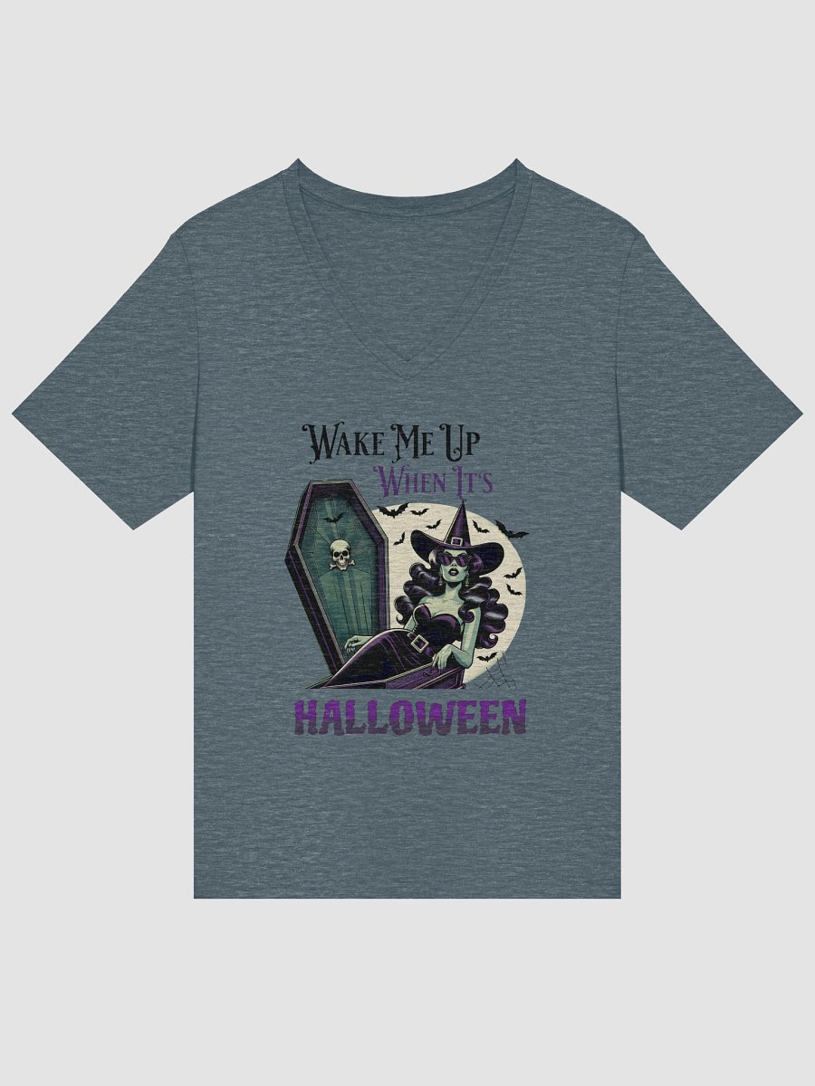 Witchy Halloween Vibes V-Neck Tee product image (17)