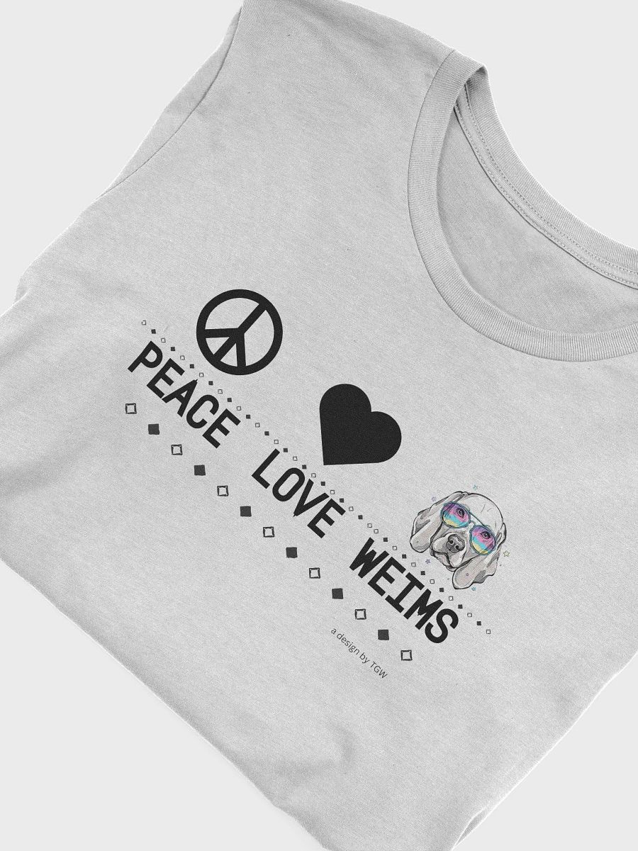 Peace Love Weims - Bella+Canvas Supersoft T-shirt product image (2)