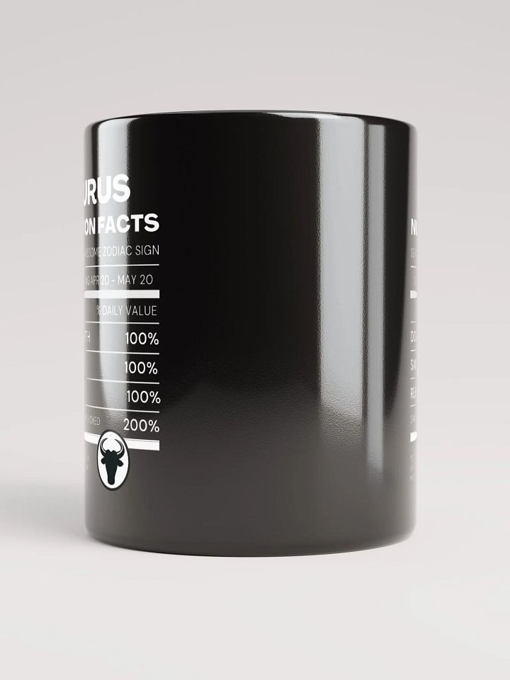 Taurus Nutrition Facts Mug product image (2)