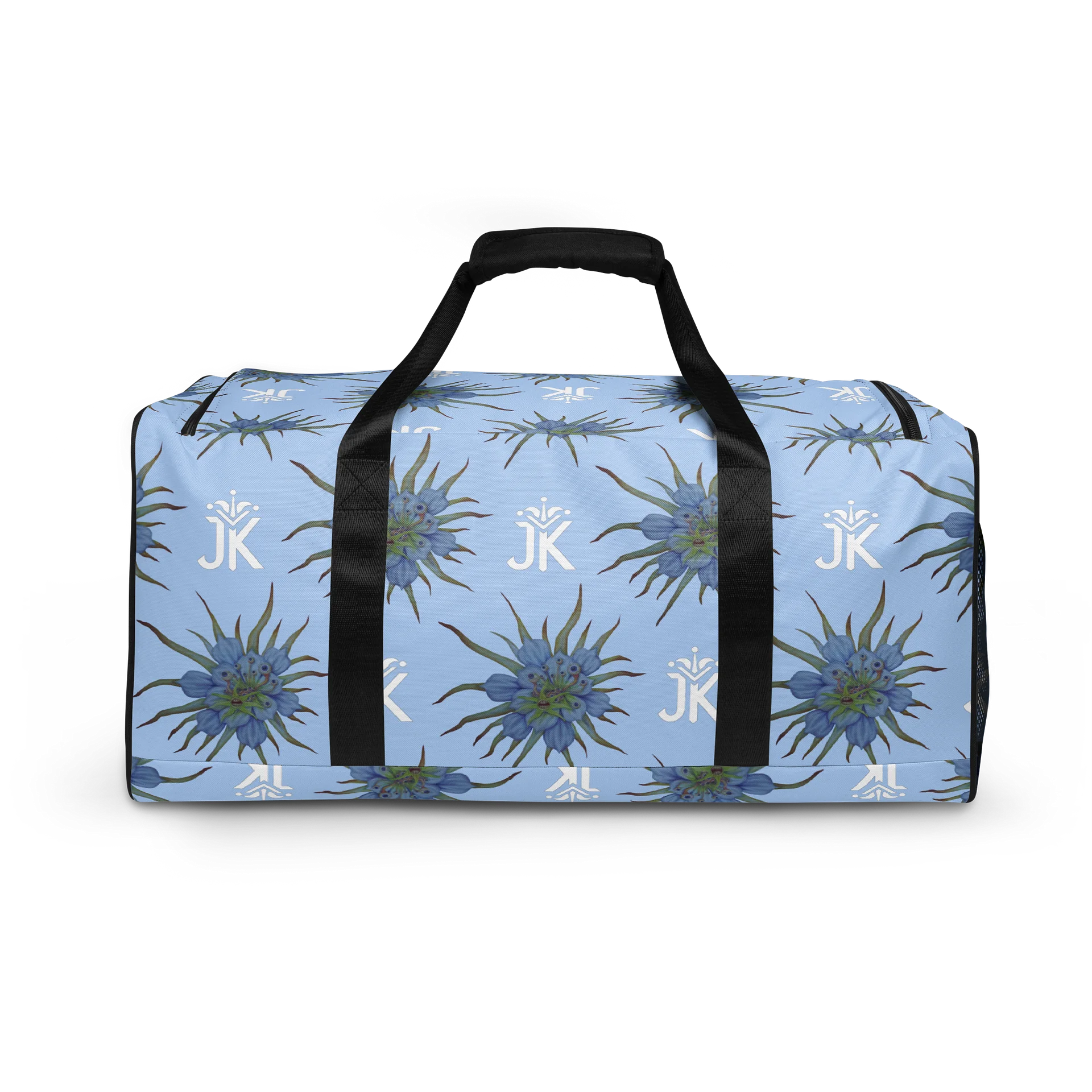Floral Fiend Blue Duffel Bag product image (4)