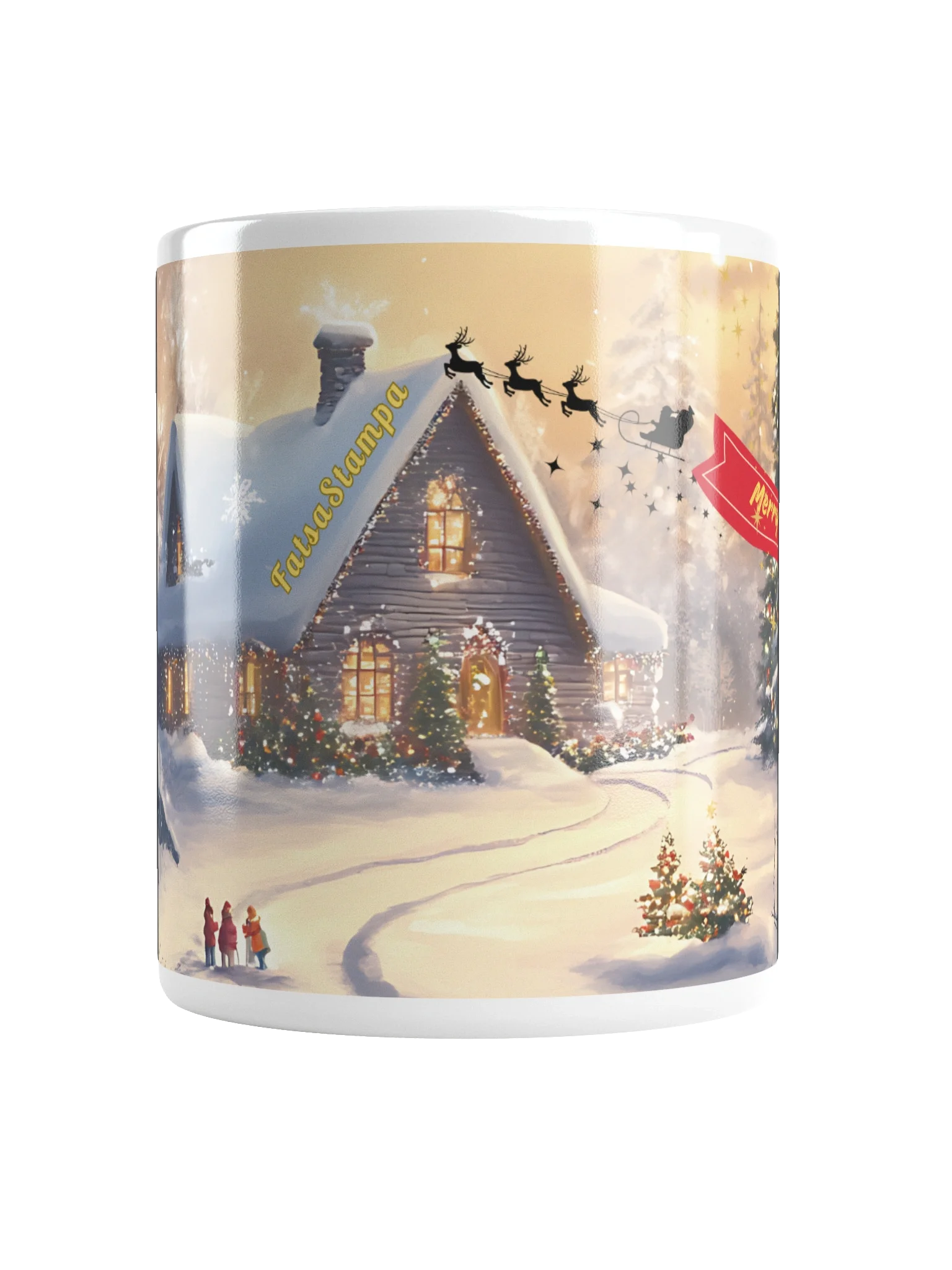 Festive Cabin Christmas Mug product image (17)