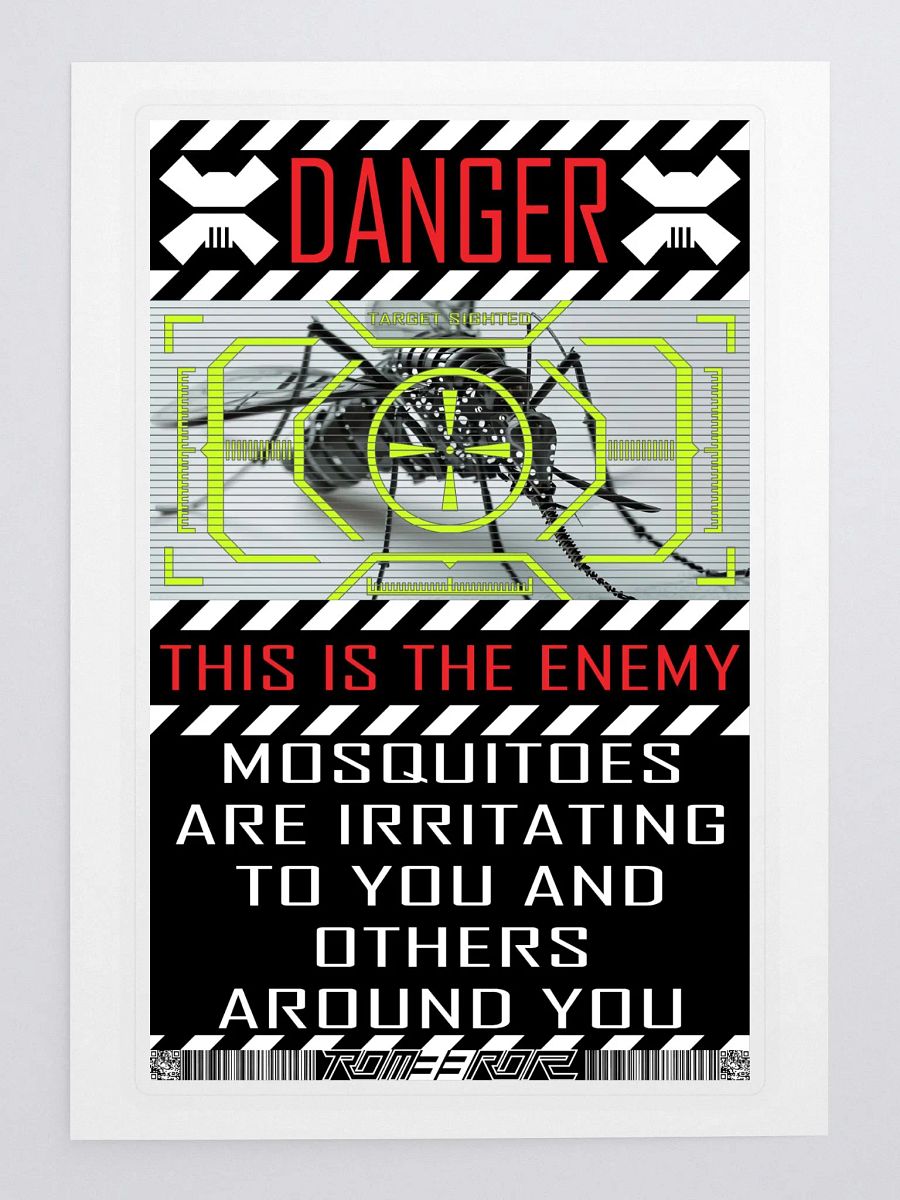 Mosquitos are the Enemy Sticker product image (3)