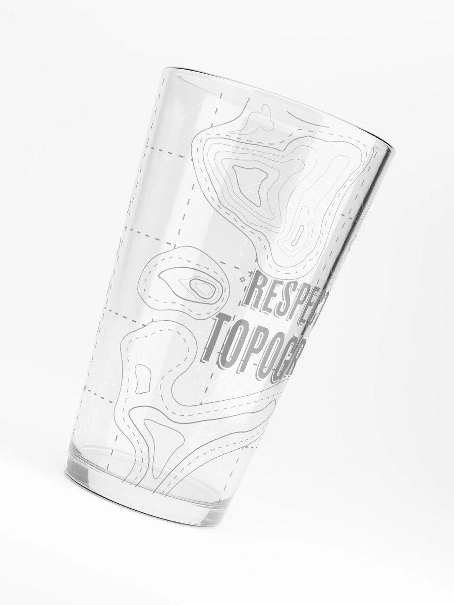 Respect the Topography - Beer Glass product image (6)