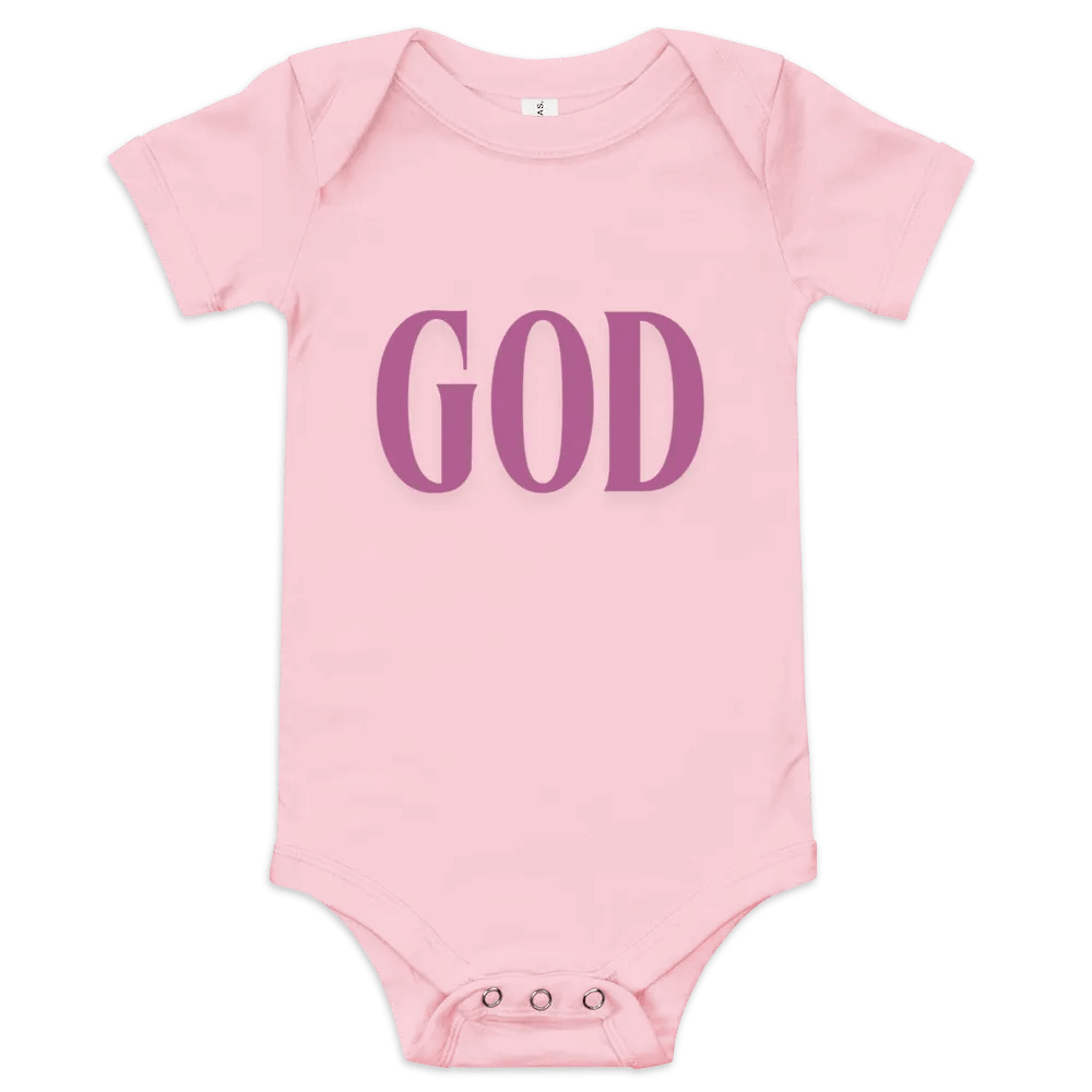 God Has My Back Baby Onesie in Pink 🌸 product image (2)