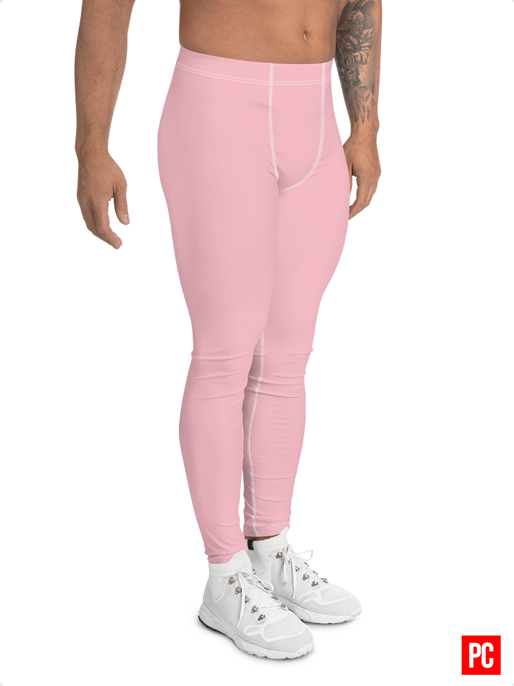 Plain Color Pink Leggings product image (3)