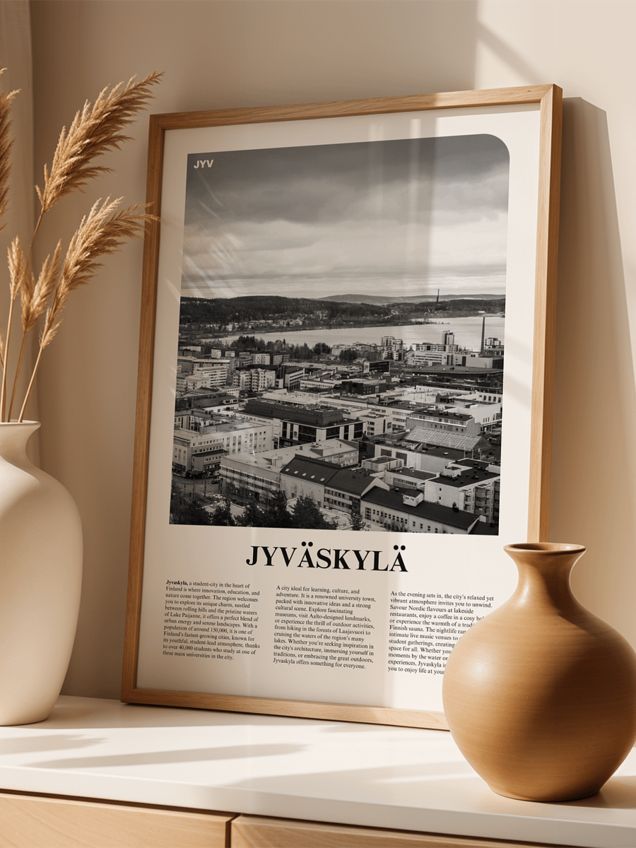 Jyvaskyla 01 Newspaper Poster product image (5)