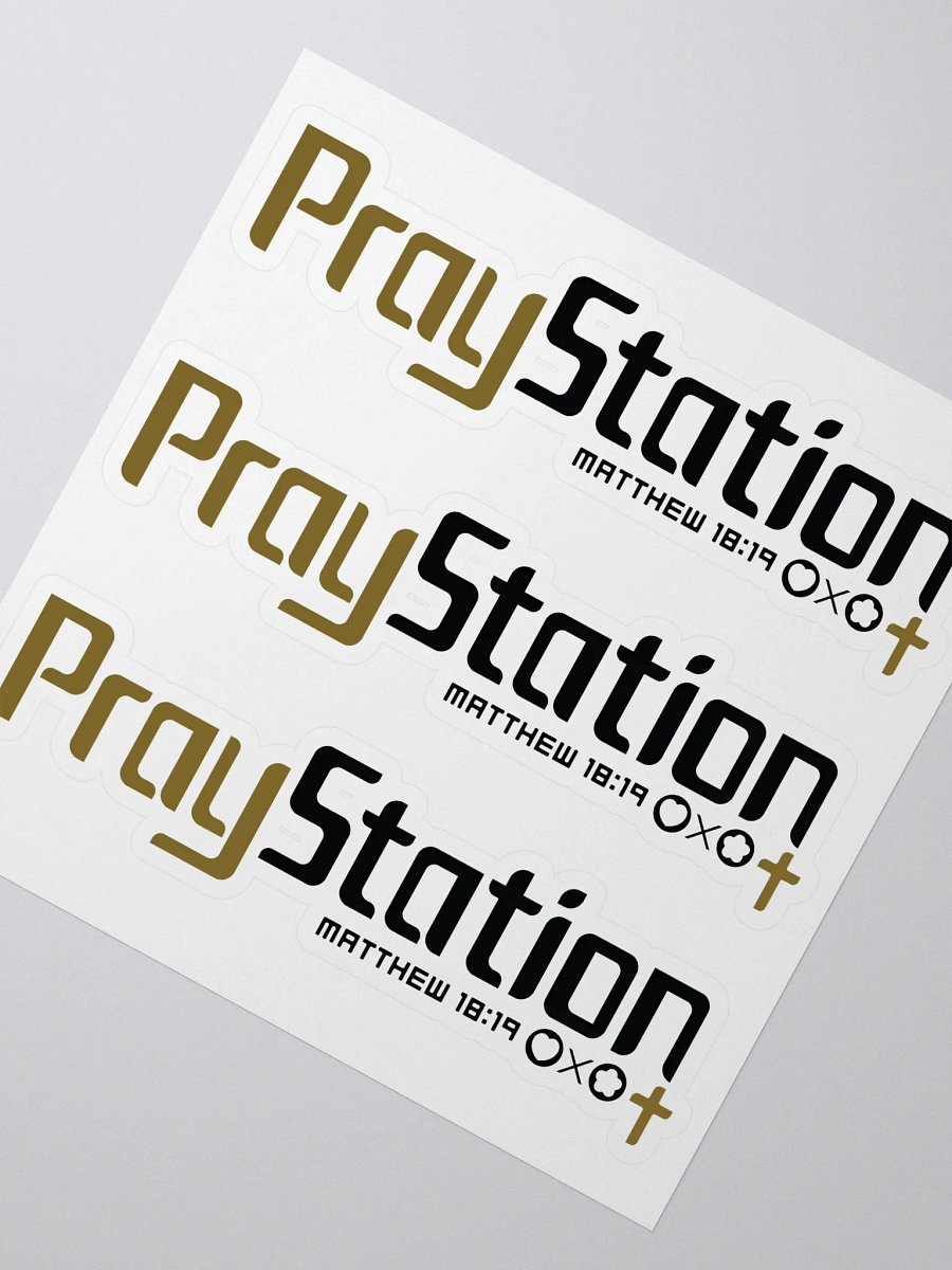 LXA PrayStation Stickers | 3 in 1 Launch Edition | Love X Aloha - Faith Collection | Premium Christian Merch product image (2)