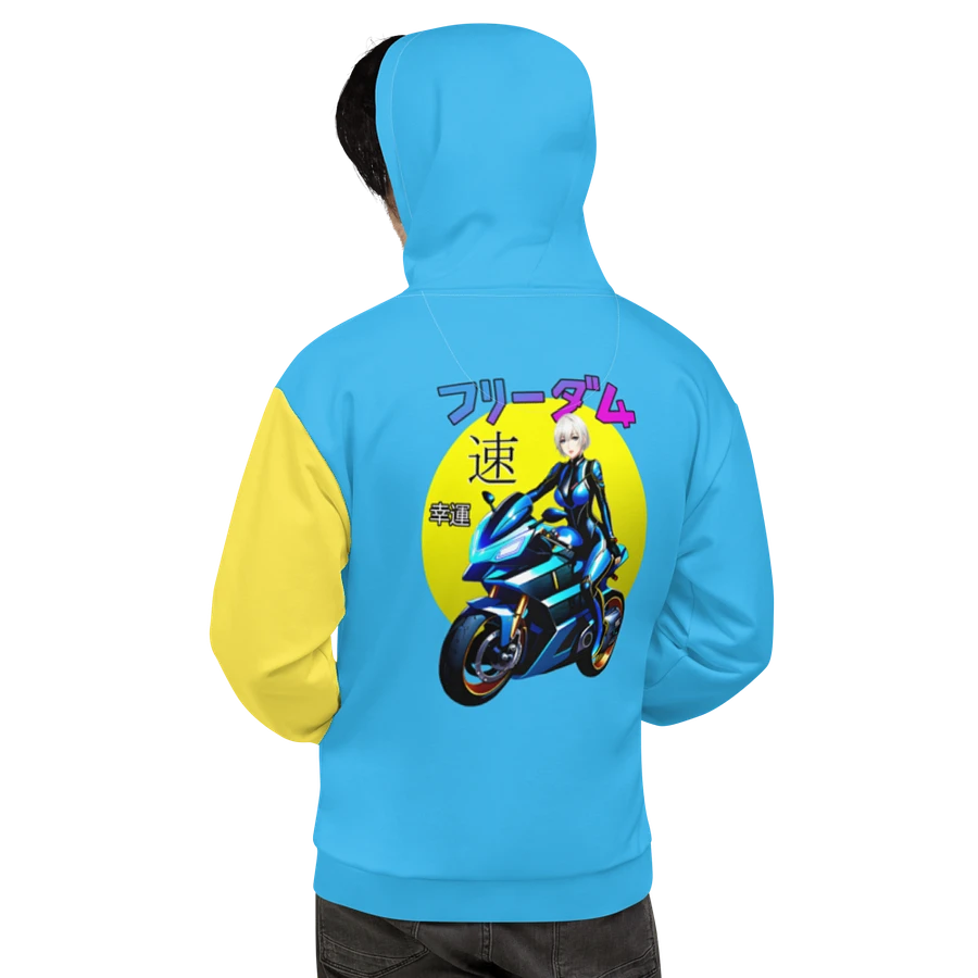 Biker Girl - Hoodie (Blue) product image (11)