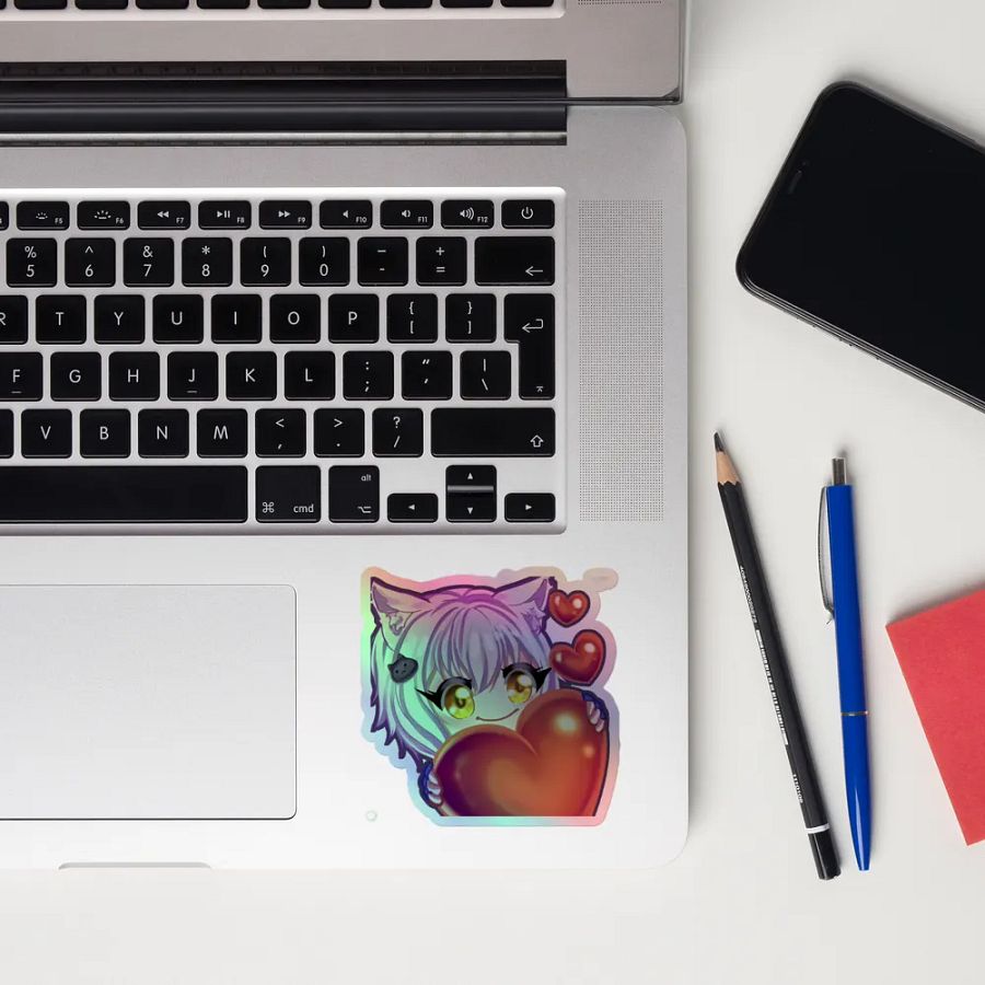 Koneko Heart Emote sticker product image (12)