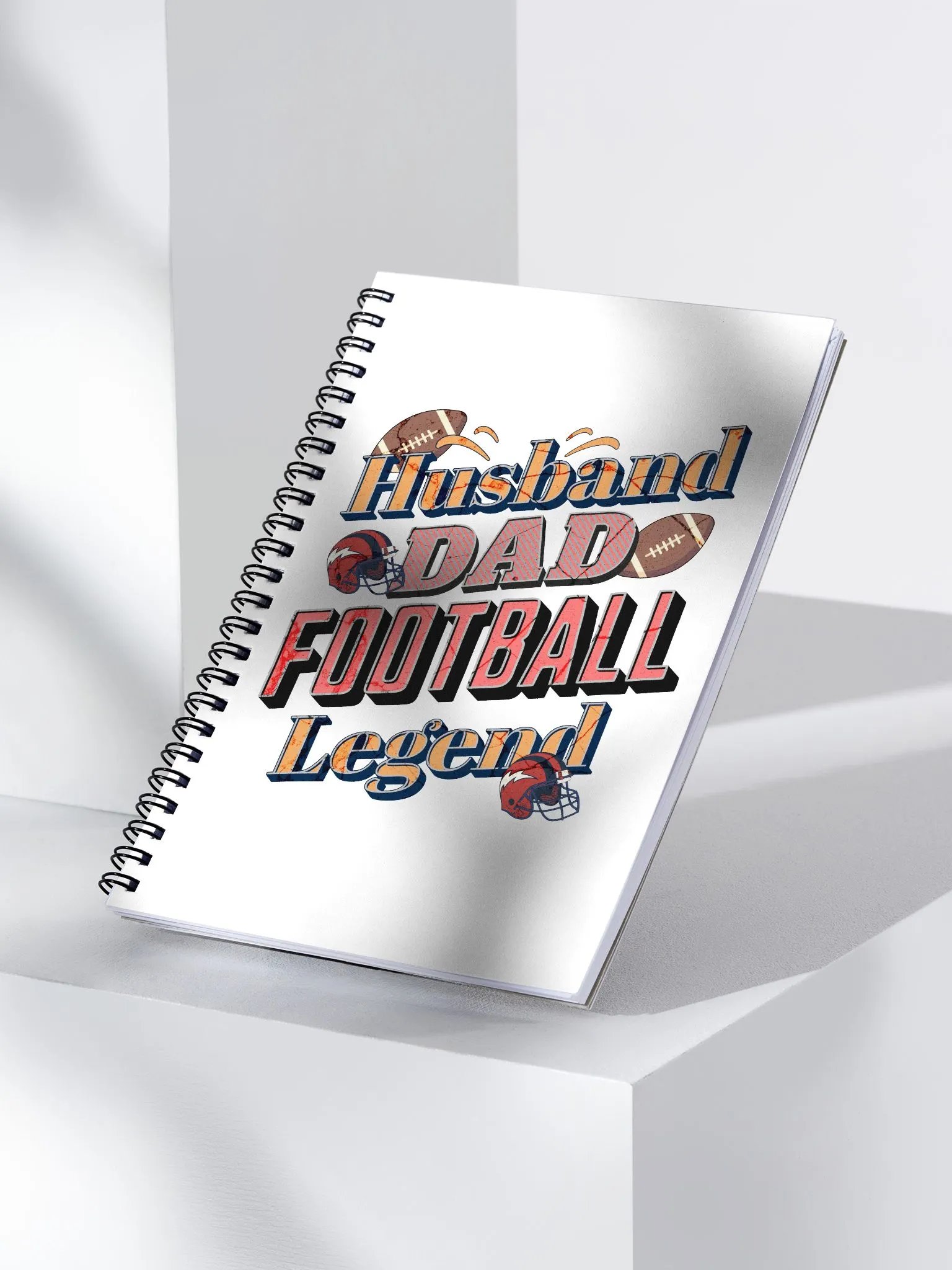 Husband Dad Football Legend Notebook product image (2)