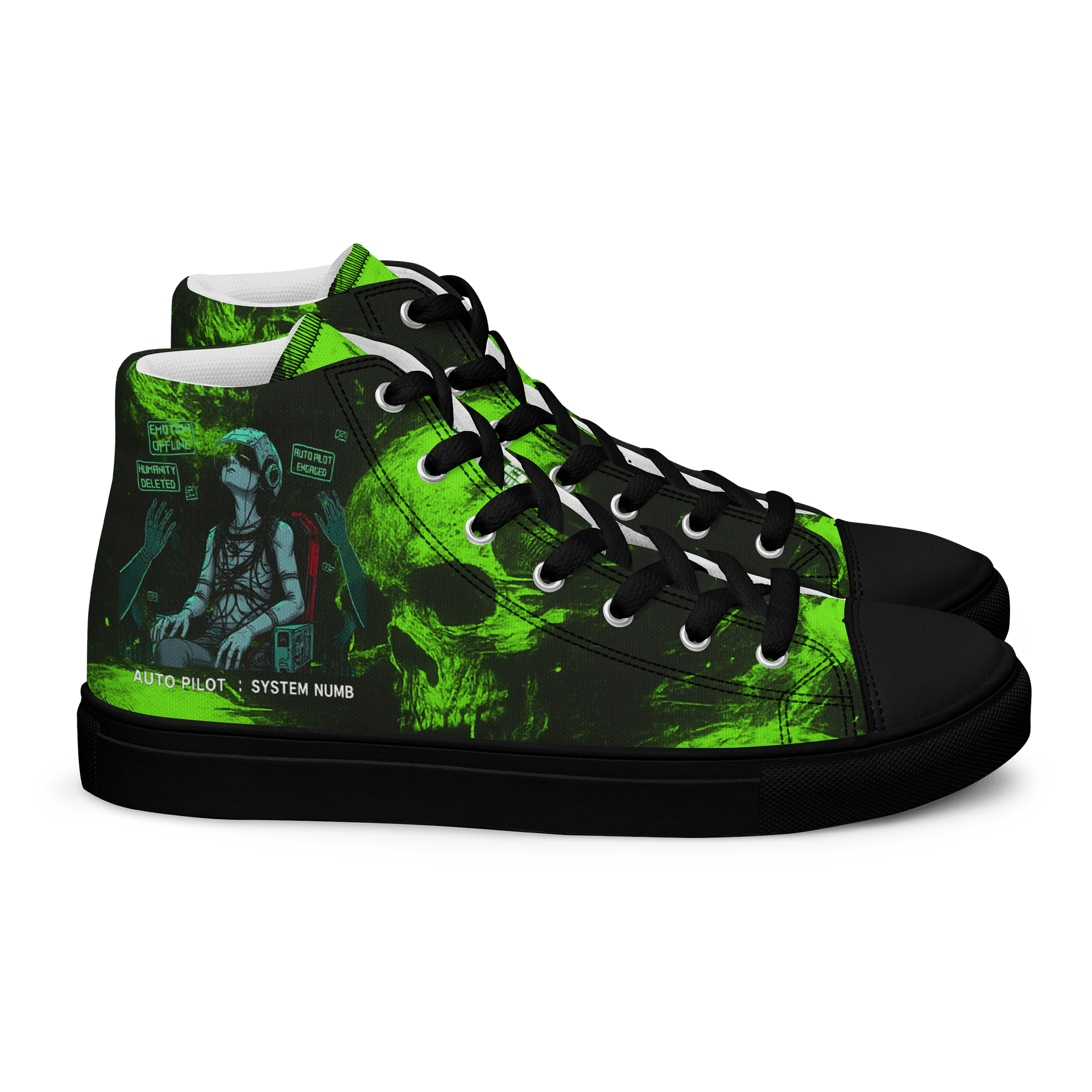 Living in Auto Pilot Women's High Top product image (2)